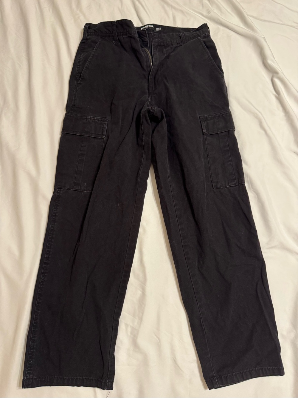 RSQ Black Cargo Pants with Side Flap Pockets